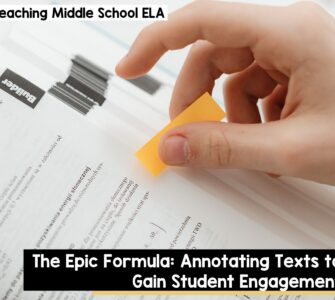 The epic formula annotating texts to gain student engagement