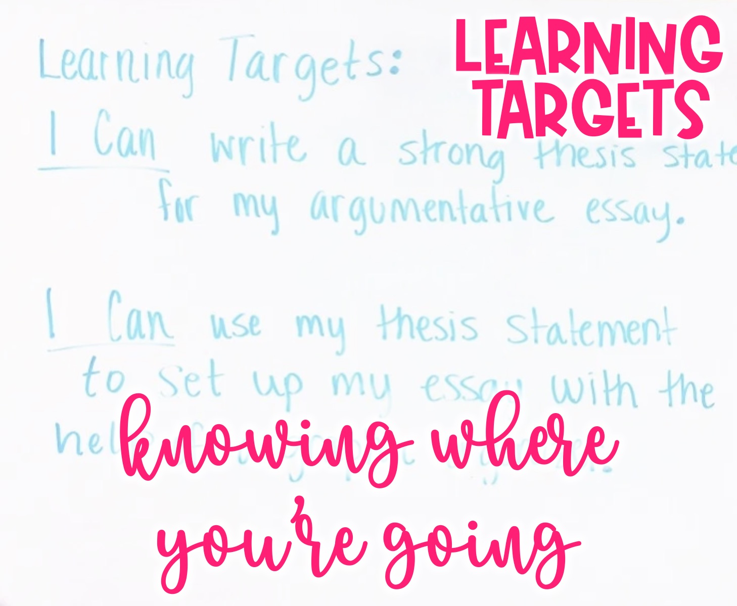 Why Learning Targets (Curriculum) - The Sparkly Notebook