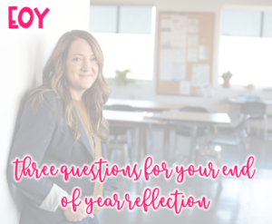 three questions for your end of year reflection