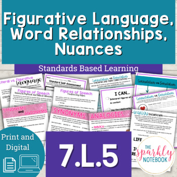Figurative Language 7th grade resource