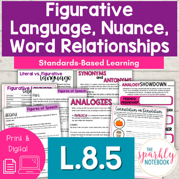 Figurative Language 8th grade resource