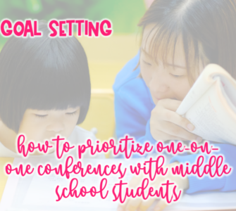 How to Prioritize On-on-One Conferences with Middle School Students (Blog Post)