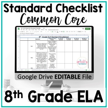 8th Grade Standards Checklist