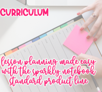 Lesson Planning Made-Easy with The Sparkly Notebook Standard Product Line (Blog Image)