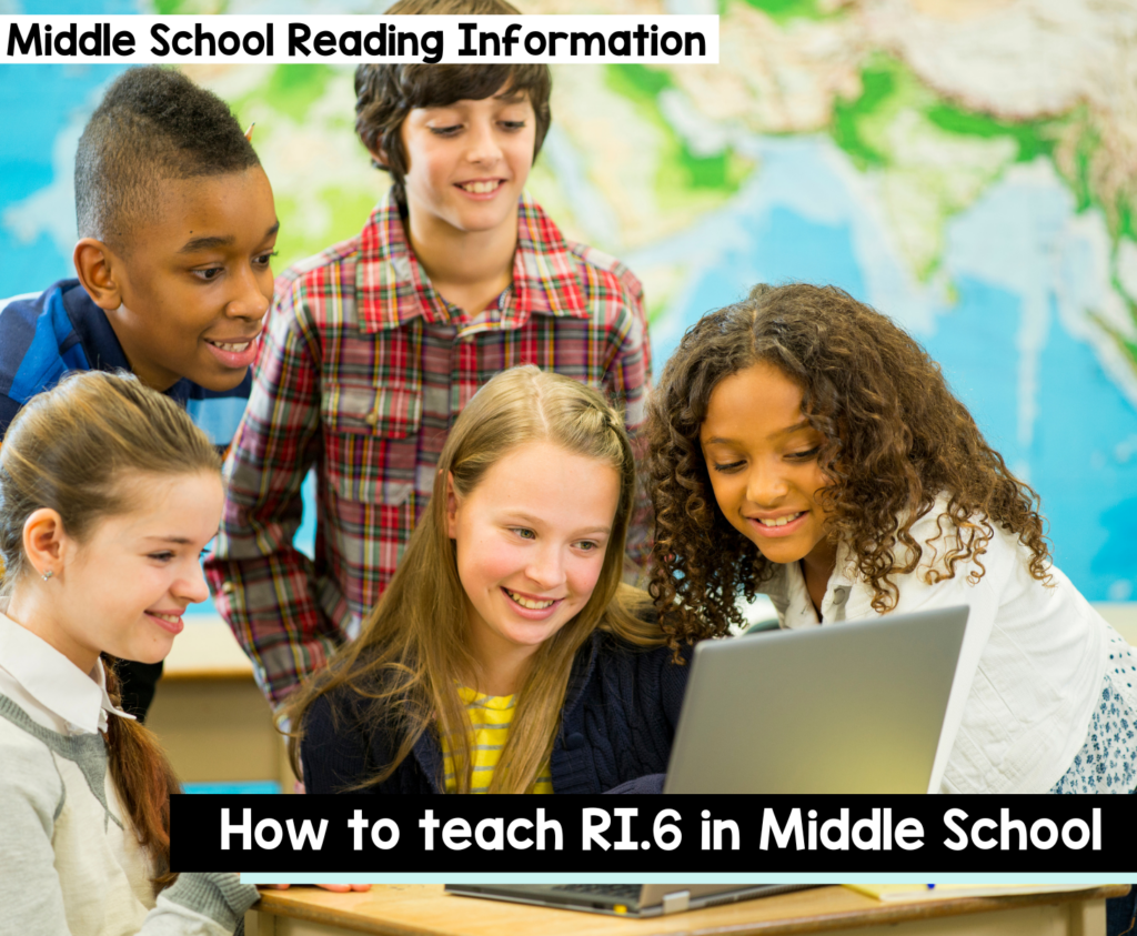 How to Teach RI.6 in Middle School ELA