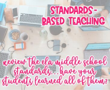 Review the ELA Middle School Standards