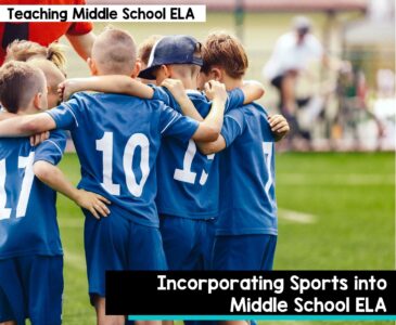 Incorporating sports into middle school ELA