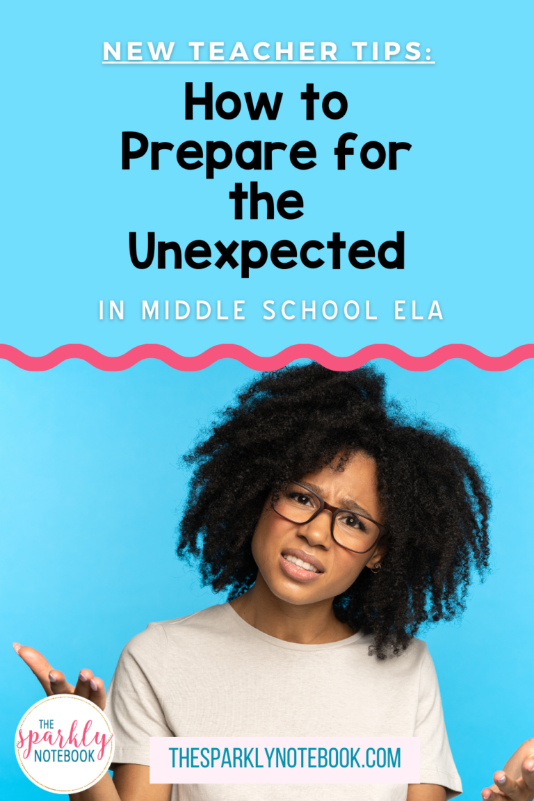 New Teacher Series How to Prepare for the Unexpected in Middle School